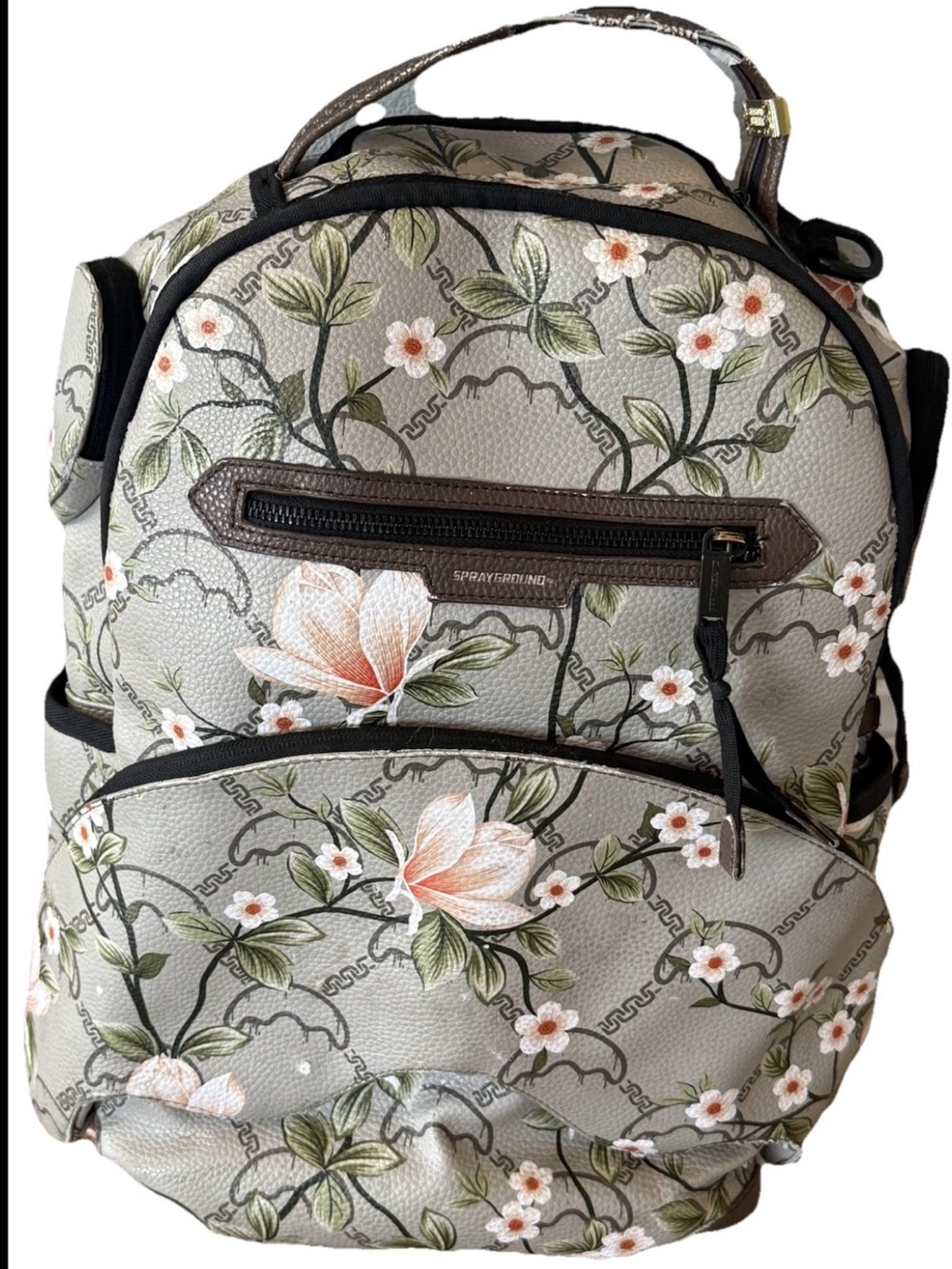Sprayground Garden Goodness DLX Backpack | Floral | Good Used Condition